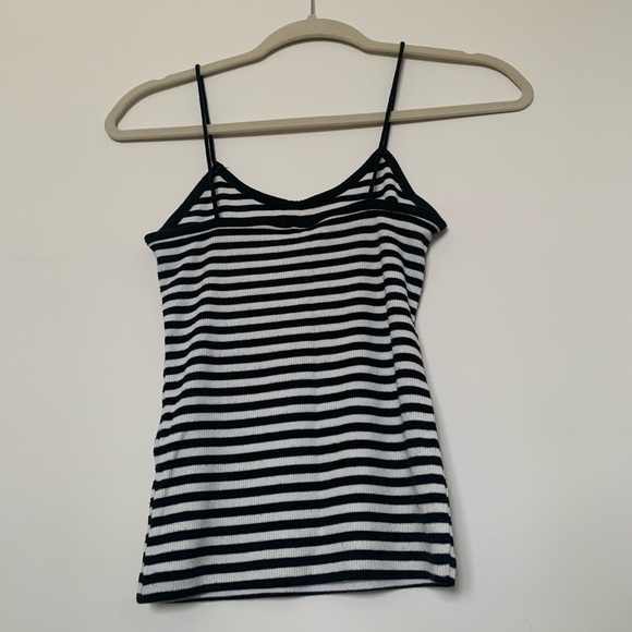 TWO FOR ONE BUNDLE- Top shop striped tank top and a blue crop top. - Picture 5 of 9